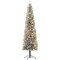 Edge Collections - 9' - Green - Slim Pre-Lit Pencil Christmas Tree with Remote-Controlled LED Lights - 1 Piece